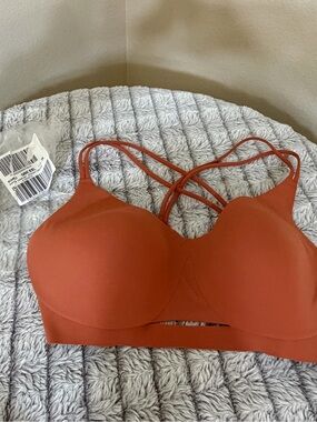 VSX Victoria’s Secret Elevate Strappy-Comfort Women's Orange Racerback Bra